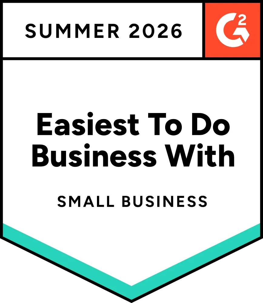 G2 Easiest To Do Business With in HR Analytics, Small Business