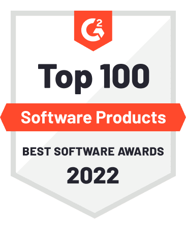 G2 best software awards 2022 Software products badge
